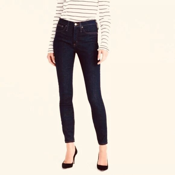 J Crew Mid Rise Toothpick Jeans - Picture 1 of 4